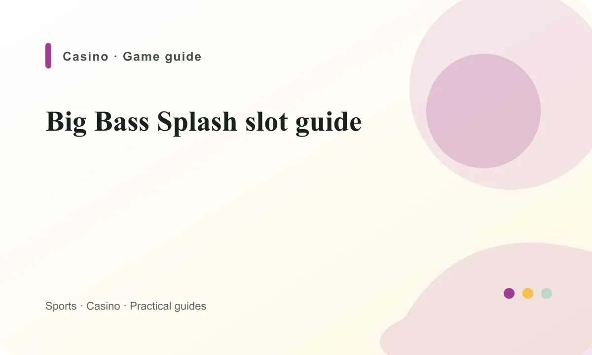 BoyleSports Ireland Big Bass Splash slot guide guide