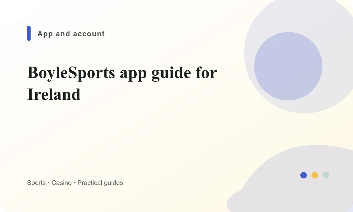 BoyleSports Ireland BoyleSports app guide for Ireland guide