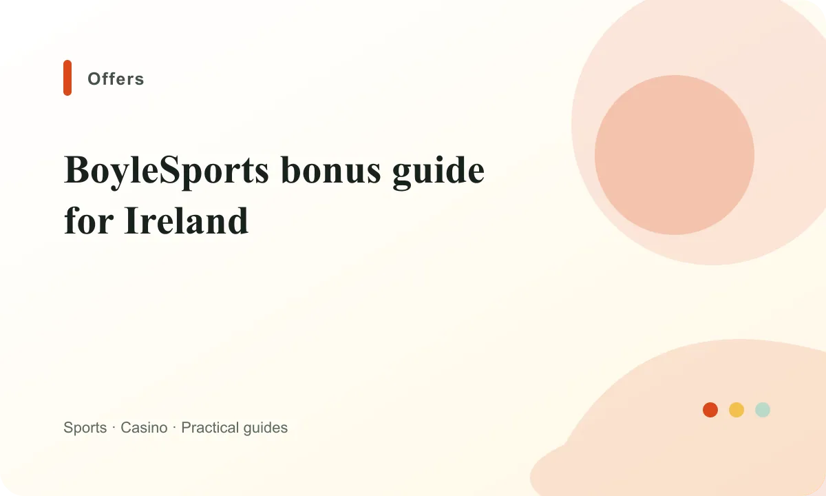 BoyleSports Ireland BoyleSports bonus guide for Ireland guide