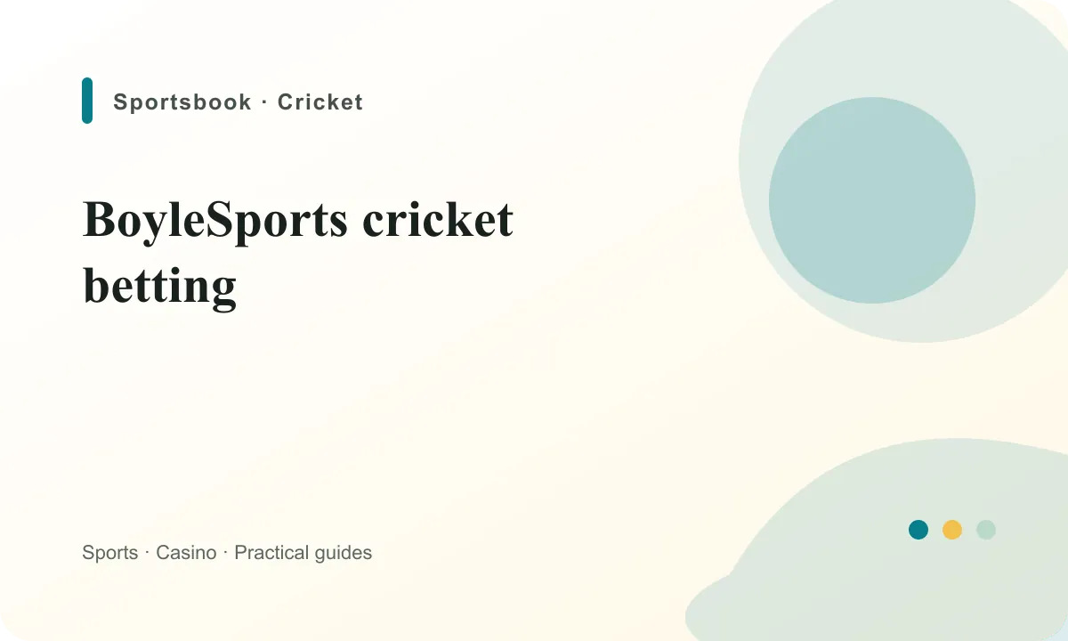 BoyleSports Ireland BoyleSports cricket betting guide