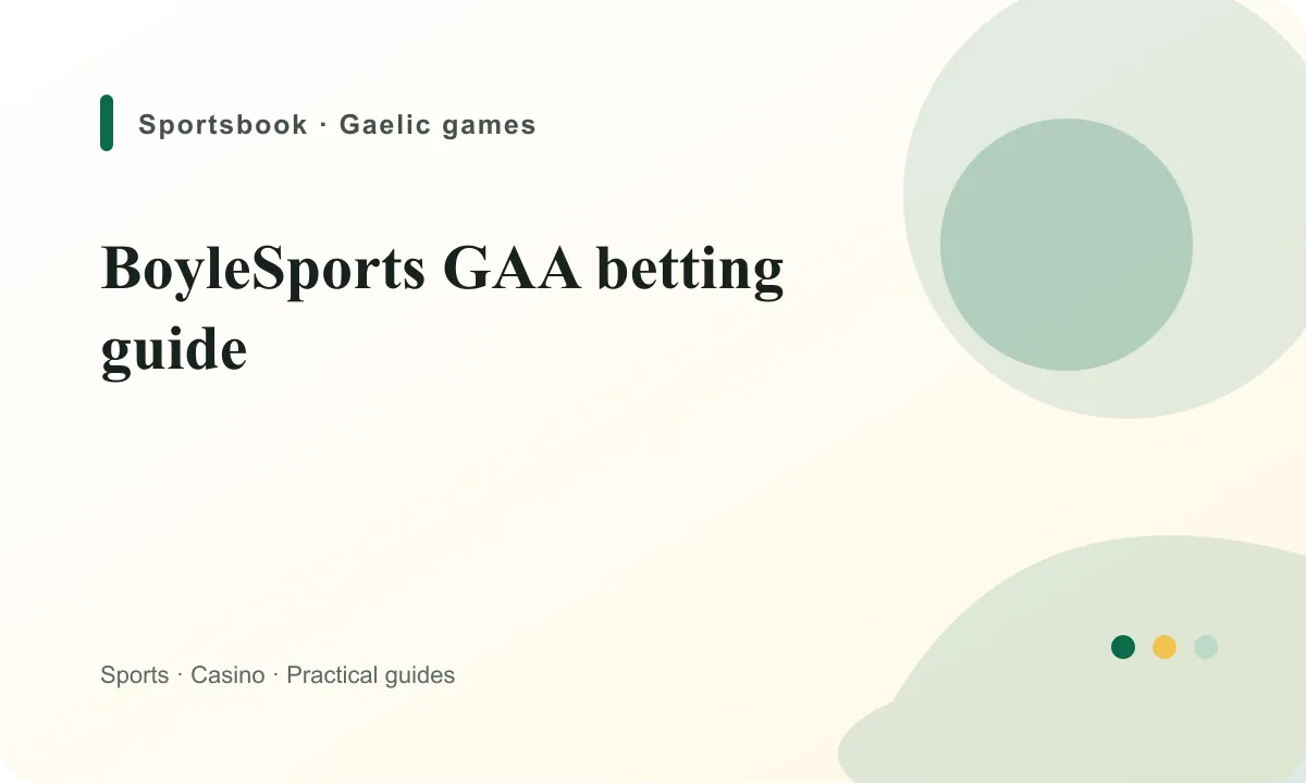 BoyleSports Ireland BoyleSports GAA betting guide guide