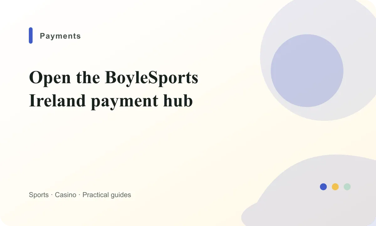 BoyleSports Ireland payment guide route