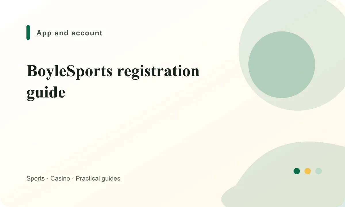 BoyleSports Ireland BoyleSports registration guide guide