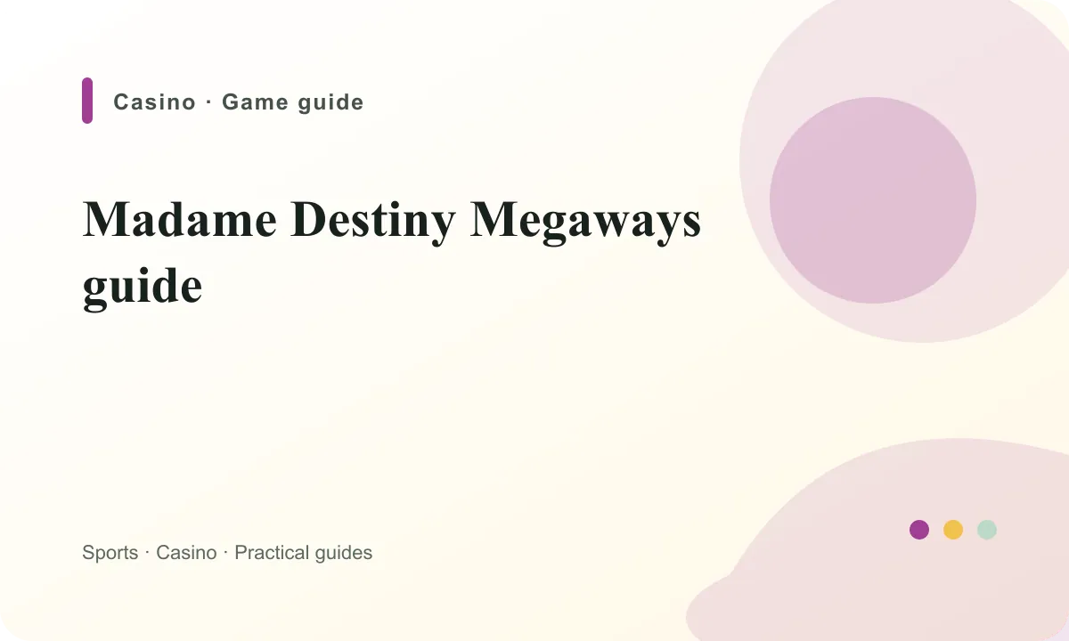 BoyleSports Ireland Madame Destiny Megaways guide guide