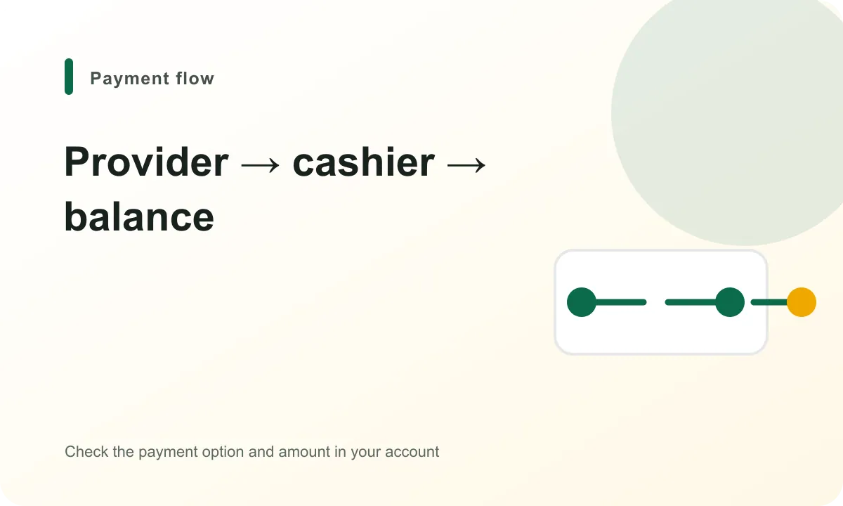 Wallet payment route into BoyleSports balance