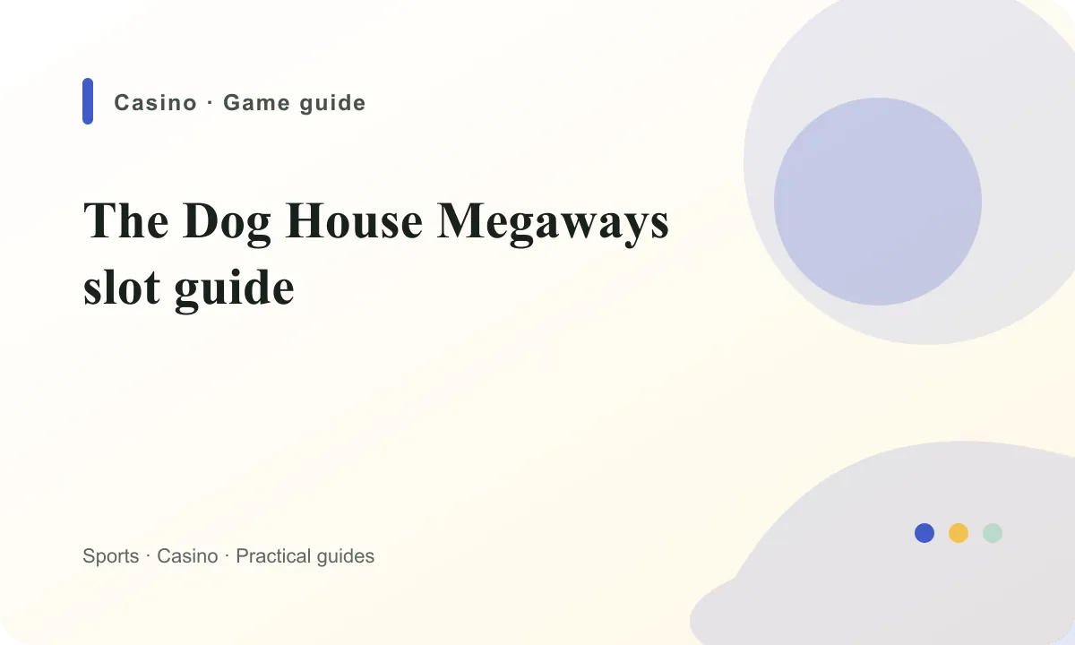 BoyleSports Ireland The Dog House Megaways slot guide guide