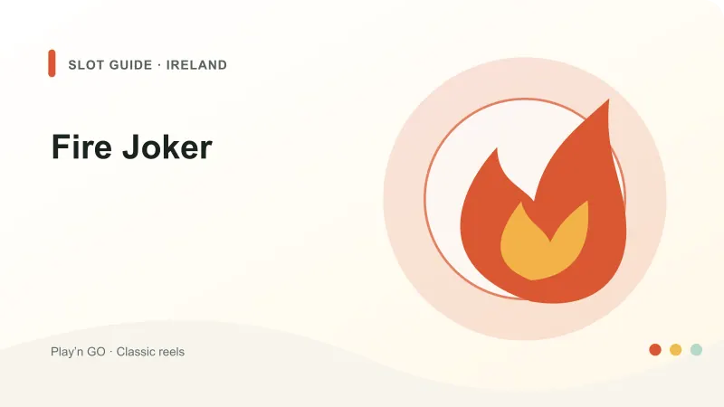 Fire Joker slot guide artwork